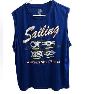 George Blue Sailing Tank Top